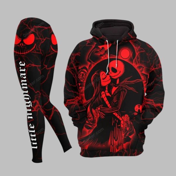 Little Nightmare Jack Sally Combo Hoodie Leggings 2025 Halloween 1 1