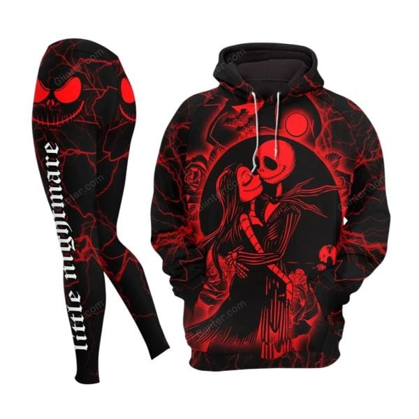 Little Nightmare Jack Sally Combo Hoodie Leggings 2025 Halloween 1 2