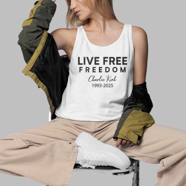 Live Free Charlie Kirk 1993 2025 Shirt 3 d
