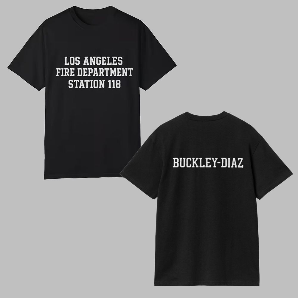 Los Angeles Fire Department Station 118 Buckley-Diaz Shirt Los Angeles Fire Department Station 118 Buckley-Diaz Shirt