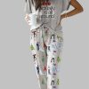Love Actually Is All Around Christmas Casual Pajama Set 3