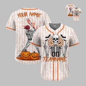 Custom Baseball Team Halloween 2025 Jersey 1 1
