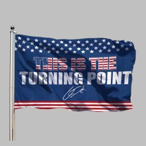 Charlie Kirk This Is The Turning Point Flag 1 1