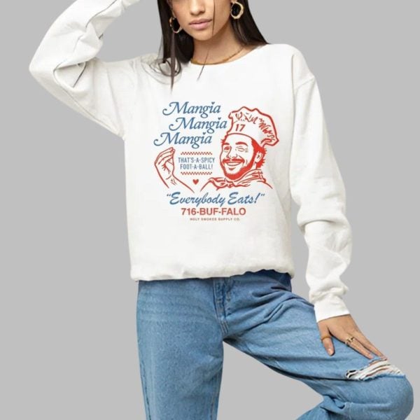 Mangia Mangia Mangia Thats A Spicy Foot A Ball Everybody Eats Bills Shirt 1 a