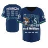 Mariners 2025 AL West Division Champions Jersey 1 2
