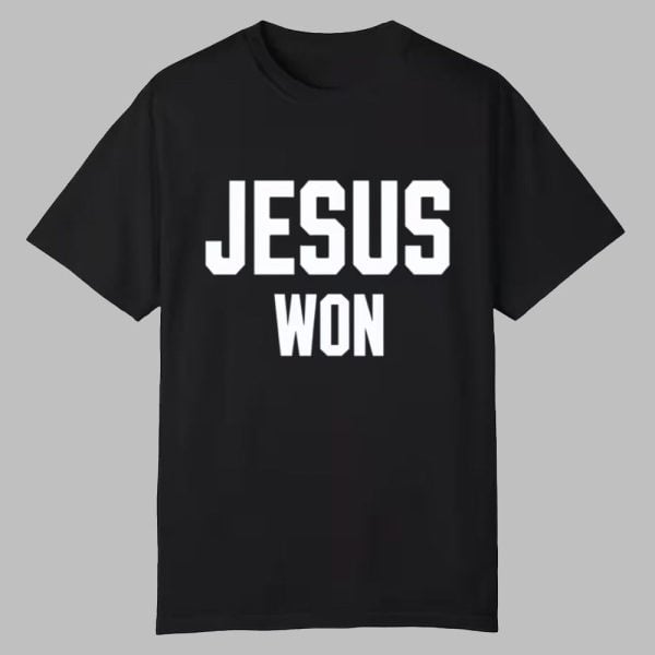 Mark Leiter Jr Jesus Won Shirt 0 0