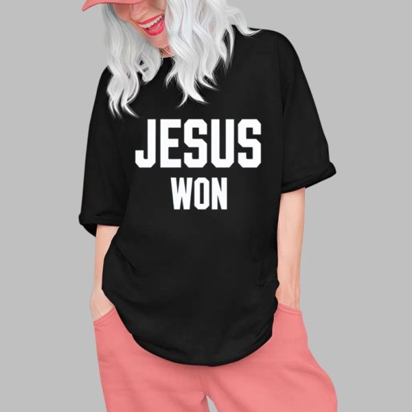 Mark Leiter Jr Jesus Won Shirt 0 1
