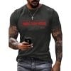 MenS Prove Them Wrong Charlie Kirk Casual Letter Print T Shirt 2