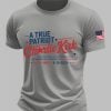 Mens A True Patriot Charlie Kirk Printed Casual T Shirt 3