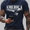Mens Charlie Kirk America The Golden Age Is Upon Us Print T shirt 3