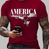 Mens Charlie Kirk America The Golden Age Is Upon Us Print T shirt 4