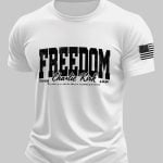 Men's Charlie Kirk Freedom Printed Casual T-shirt