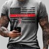 Mens Charlie Kirk Freedom Turning Point Printed T shirt 2