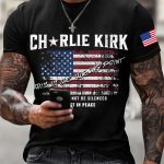Men's Charlie Kirk This Is The Turning Point Print T-Shirt