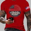 Mens Charlie Kirk This Is The Turning Point Printed T shirt 3