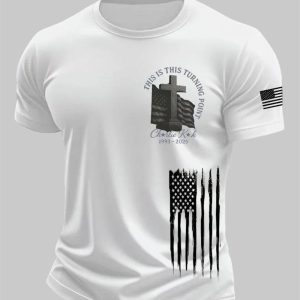 Men's Charlie Kirk This Is Turning Point Short Sleeves T-shirt