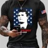 Mens Charlie Kirk True Patriot Print T Shirt 3