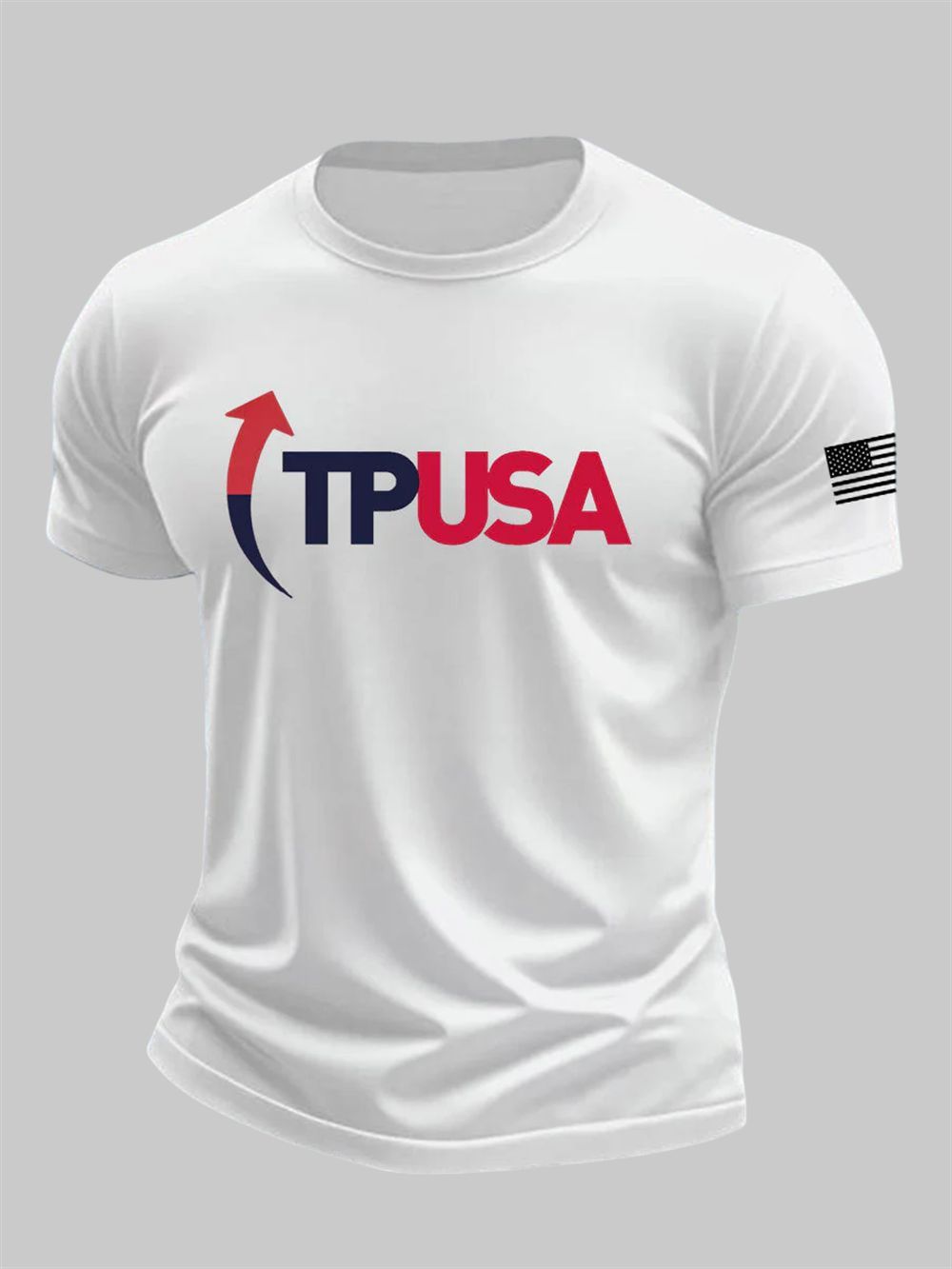 Men's Charlie Kirk Turning Point Imitation Short-sleeved T-shirt Men's Charlie Kirk Turning Point Imitation Short-sleeved T-shirt