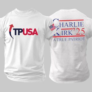 Men's Charlie Kirk Turning Point Short-sleeved T-shirt