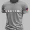 Mens Charlie Kirk Voice of Freedom That Cant Be Silenced Printed Casual T shirt 5