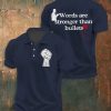 Mens Charlie Kirk Words Are Stronger Than Bullets Print Shirt 2