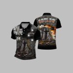 Men's Eureka Flag Aussie Outlaw Printed Polo Shirt