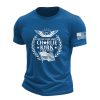 Mens Forever In Our Hearts A True Patriot Print short sleeved T shirt 2