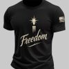 Mens Freedom Short Sleeves T shirt