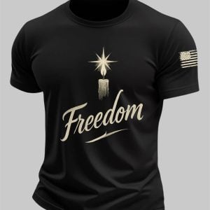 Mens Freedom Short Sleeves T shirt