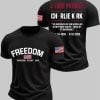 Men's Freedom Turning Point A True Patriot Charlie Kirk Printed T-shirt 10 Men's Freedom Turning Point A True Patriot Charlie Kirk Printed T-shirt