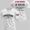 Mens Freedom Turning Point A True Patriot Charlie Kirk Printed T shirt 2