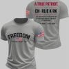 Mens Freedom Turning Point A True Patriot Charlie Kirk Printed T shirt 4