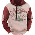 Men's Griswold & Co Christmas Tree Farm Christmas Print Hoodie