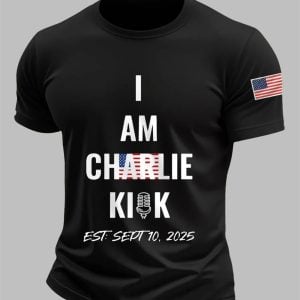 Men's I Am Charlie Kirk R.I.P Charlie Kirk Tee