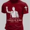 Mens Rest In Peace Charlie Kirk 1993 2025 Printed T Shirt 2