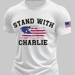 Men's Stand With Charlie Kirk T-shirt