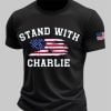 Mens Stand With Charlie Kirk T shirt 3