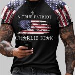Men's Turning Point Flag Printed T-shirt