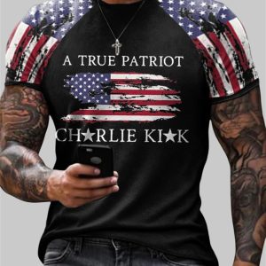 Men's Turning Point Flag Printed T-shirt
