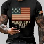 Men's Turning Point Forever 1993 2025 Charlie Kirk Print T-Shirt