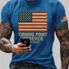 Mens Turning Point Forever 1993 2025 Charlie Kirk Print T Shirt 3