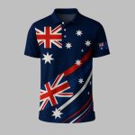 Men's Vintage Australian Holiday Smart Casual Polo Shirt