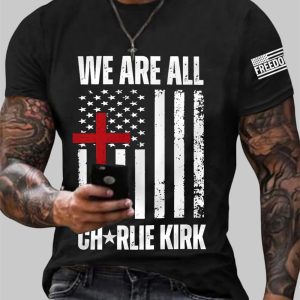 Men's We Are All Charlie Kirk Army Now! R.I.P Charlie Kirk Tee
