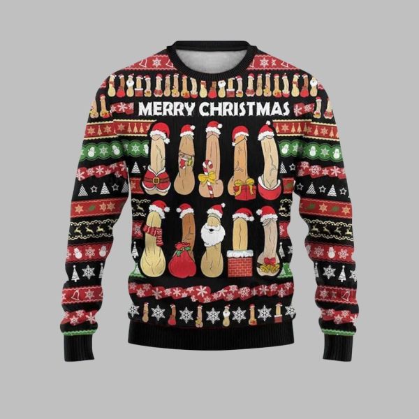 2025 Merry Christmas Dirty Ugly Christmas Sweater