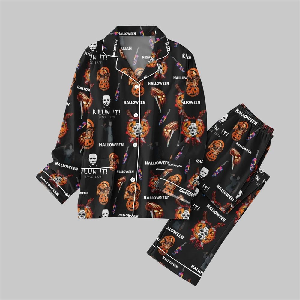 Michael Myers Horror Movies Halloween Pajamas 1 1 Michael Myers Horror Movies Halloween Pajamas 1 1