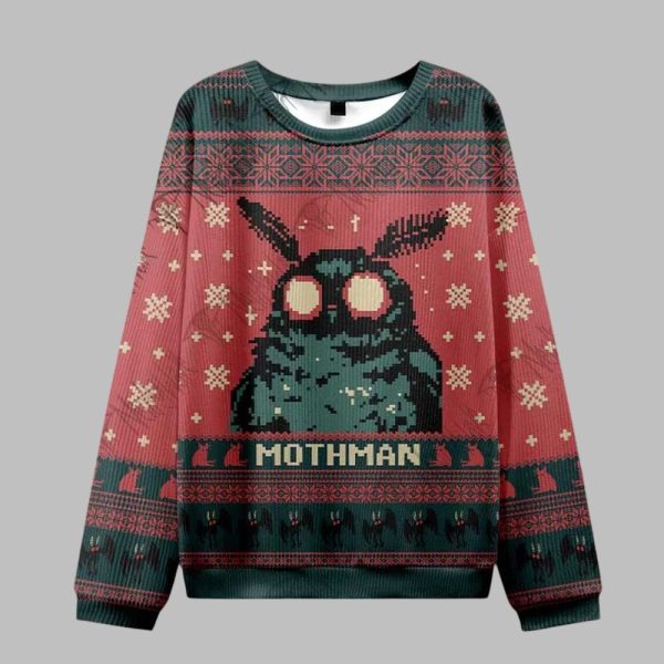 Mothman Ugly Sweater 2025 Christmas 1