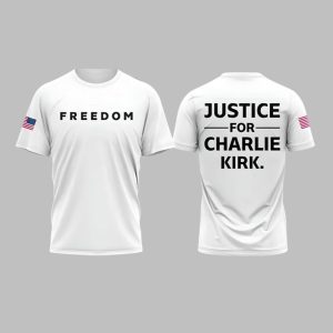 FREEDOM Justice for Charlie Kirk Shirt