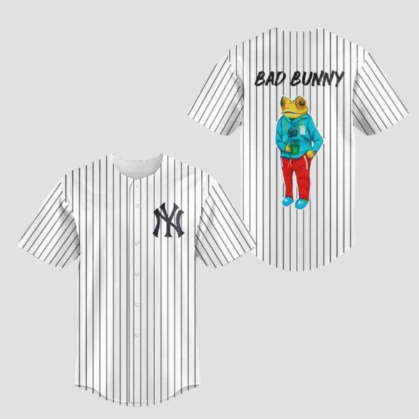 NY Yankees x Bad Bunny 2025 Jersey 1