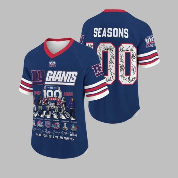 Ny Giants 100th Anniversary 1925 2025 Jersey 1 1