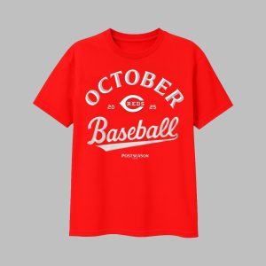 0 2025 Reds October Baseball Postseason Shirt 5 2 1